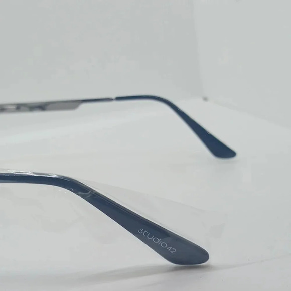 NWT MEN'S STUDIO 42 EYEGLASS FRAMES 8557 GREY - Picture 4 of 4